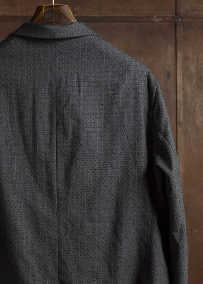 KLASICA 25F-BJK-C16 LOCKS - fn 9B Tailored Blazer IRON BROWN STRIPES