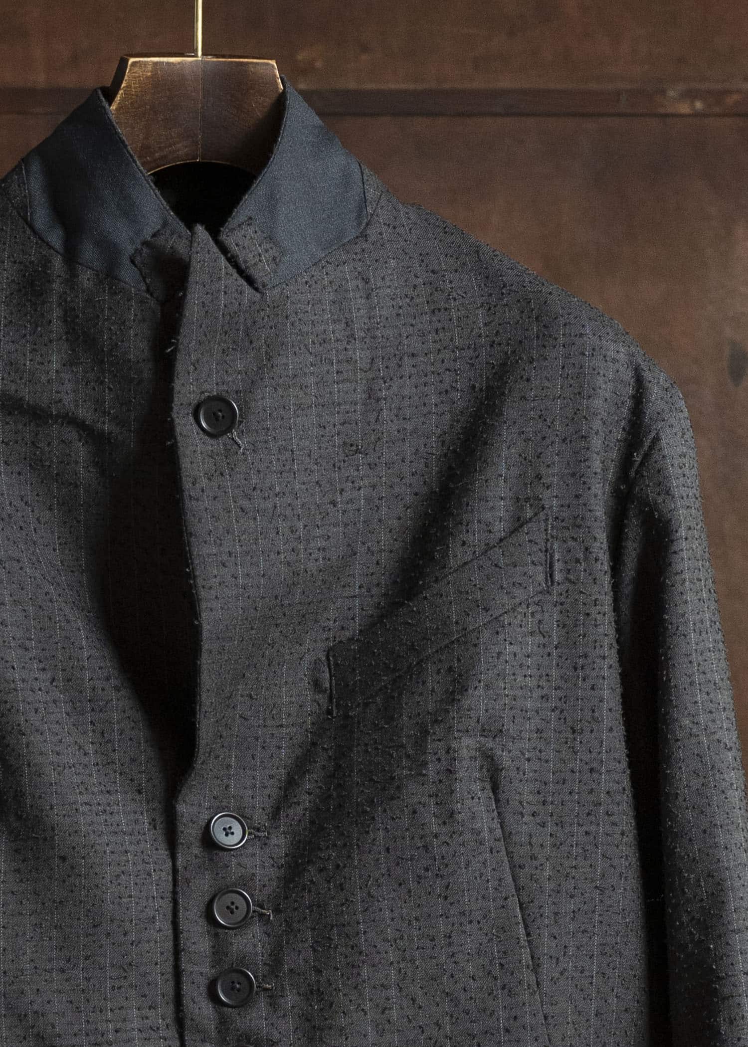 KLASICA 25F-BJK-C16 LOCKS - fn 9B Tailored Blazer IRON BROWN STRIPES