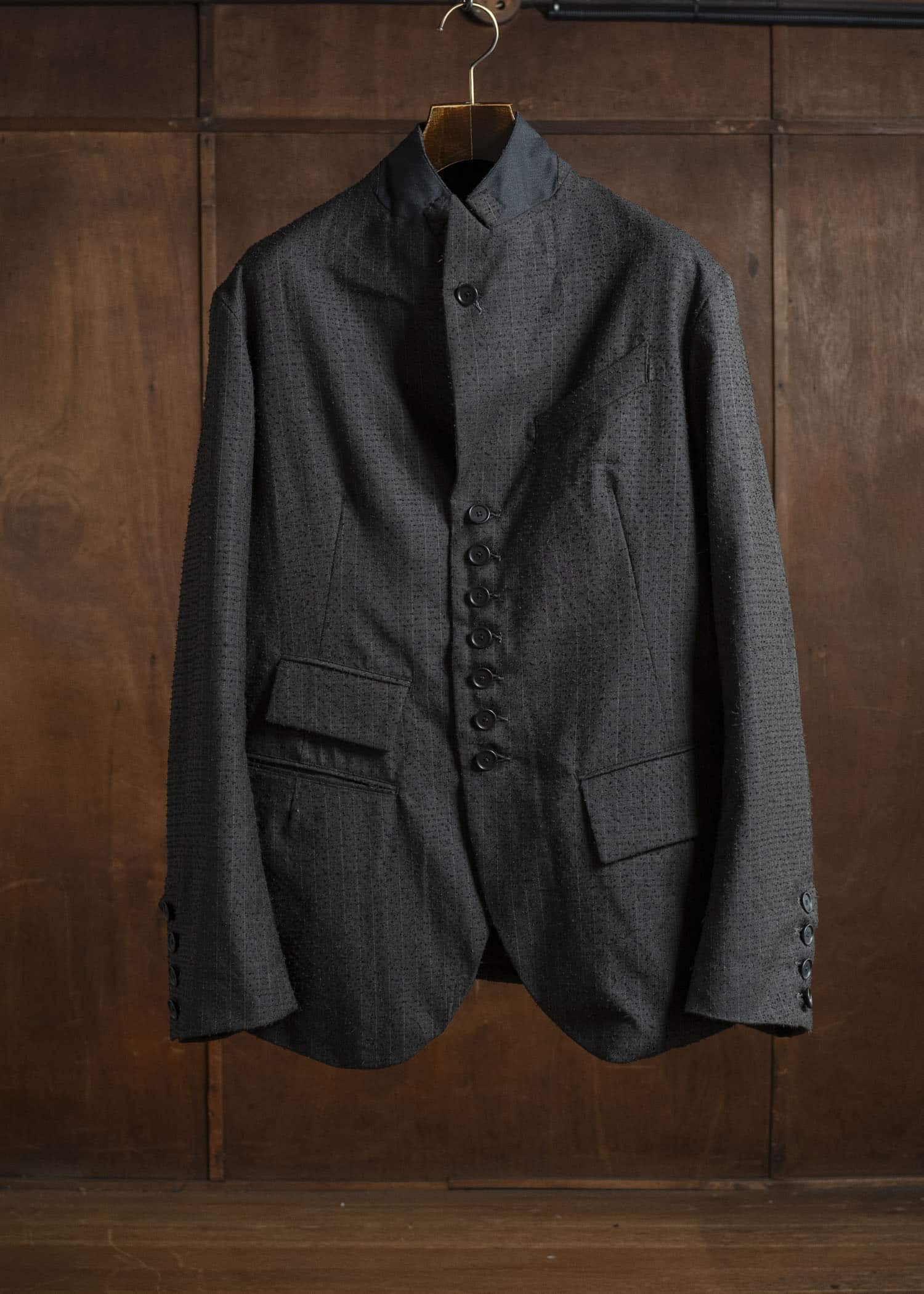 KLASICA 25F-BJK-C16 LOCKS - fn 9B Tailored Blazer IRON BROWN STRIPES