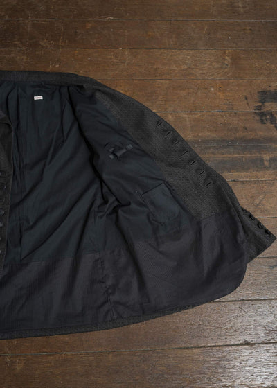 KLASICA 25F-BJK-C16 LOCKS - fn 9B Tailored Blazer IRON BROWN STRIPES