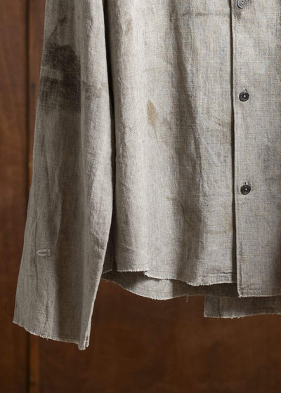 Professor.E LONER SHIRT 25SS-FM-LSH-02-NATURAL DYED GRAY