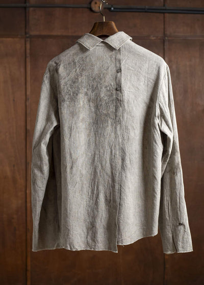 Professor.E LONER SHIRT 25SS-FM-LSH-02-NATURAL DYED GRAY