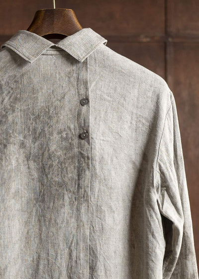 Professor.E LONER SHIRT 25SS-FM-LSH-02-NATURAL DYED GRAY