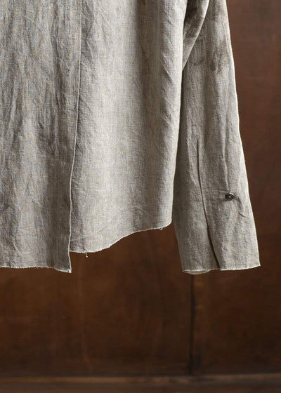 Professor.E LONER SHIRT 25SS-FM-LSH-02-NATURAL DYED GRAY