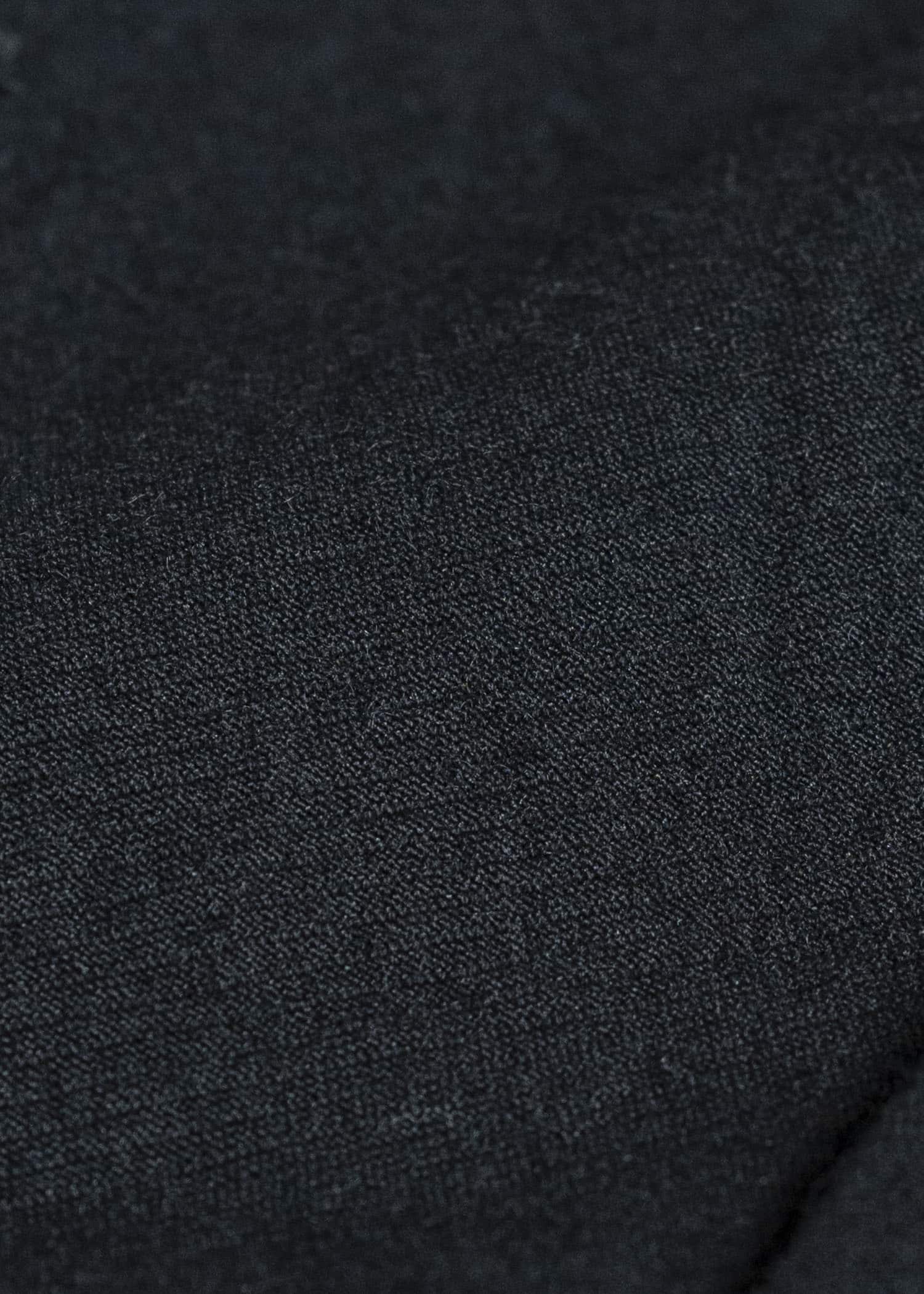 KLASICA 25F-GLT-B12 JEUNET - ax Square Shaped Loose Vest COAL BLACK