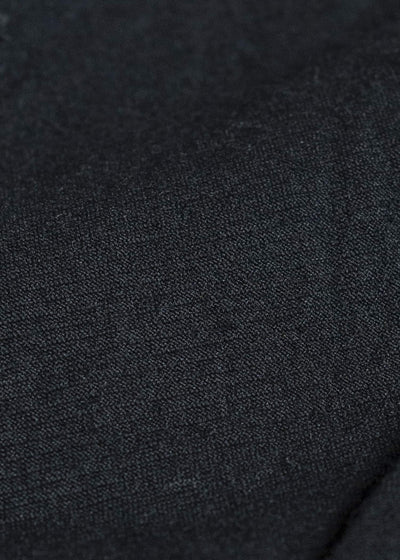 KLASICA 25F-GLT-B12 JEUNET - ax Square Shaped Loose Vest COAL BLACK