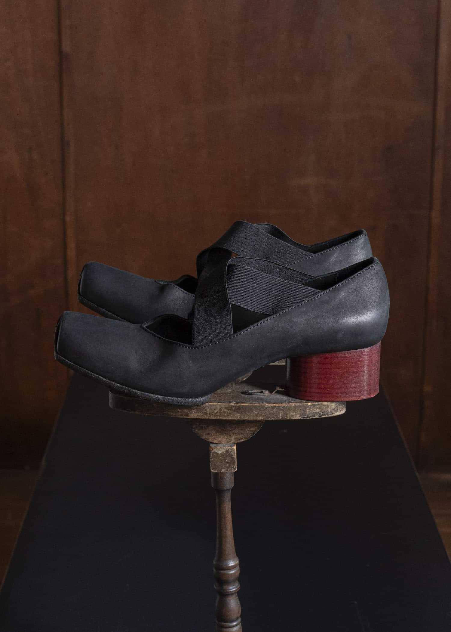 UMA WANG US9106 HIGH BALLET SHOES uw097 - black/red