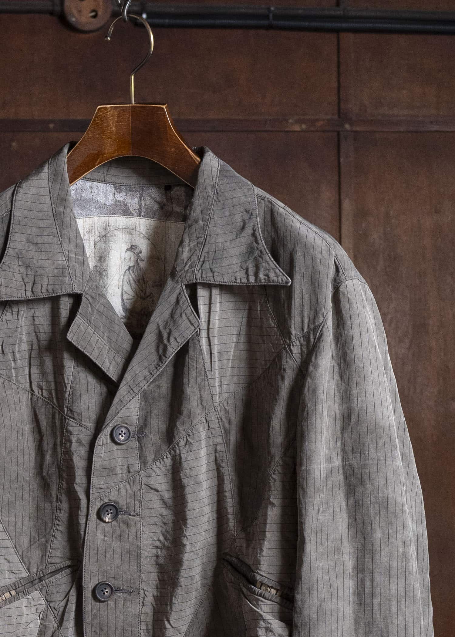 ZIGGY CHEN 0M2610930 CROPPED PATCHWORK JACKET 03