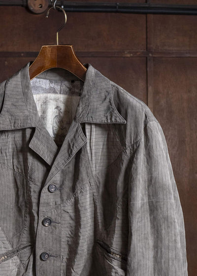 ZIGGY CHEN 0M2610930 CROPPED PATCHWORK JACKET 03