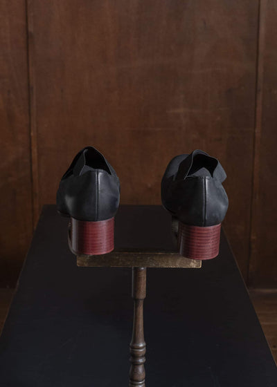 UMA WANG US9106 HIGH BALLET SHOES uw097 - black/red