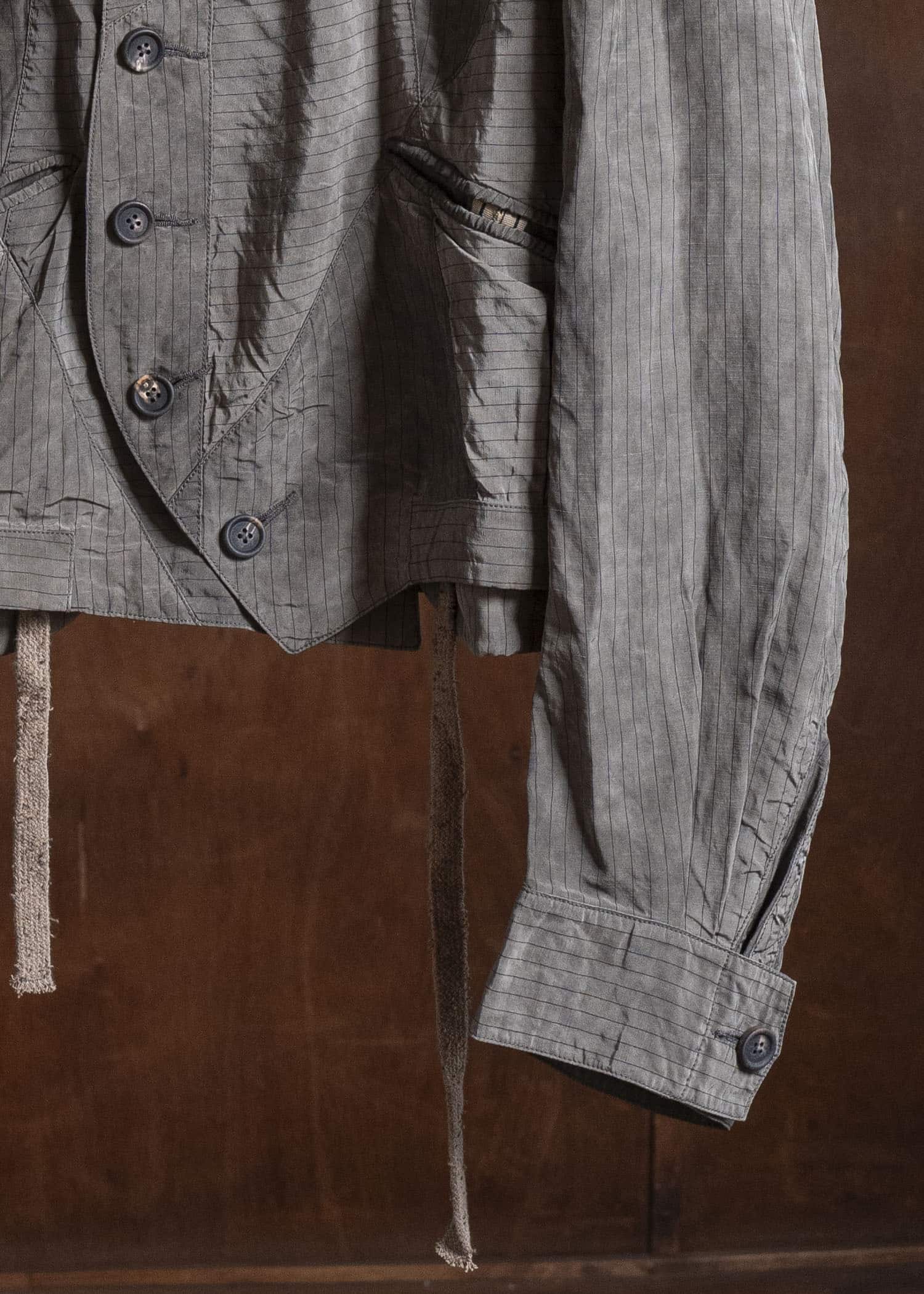 ZIGGY CHEN 0M2610930 CROPPED PATCHWORK JACKET 03