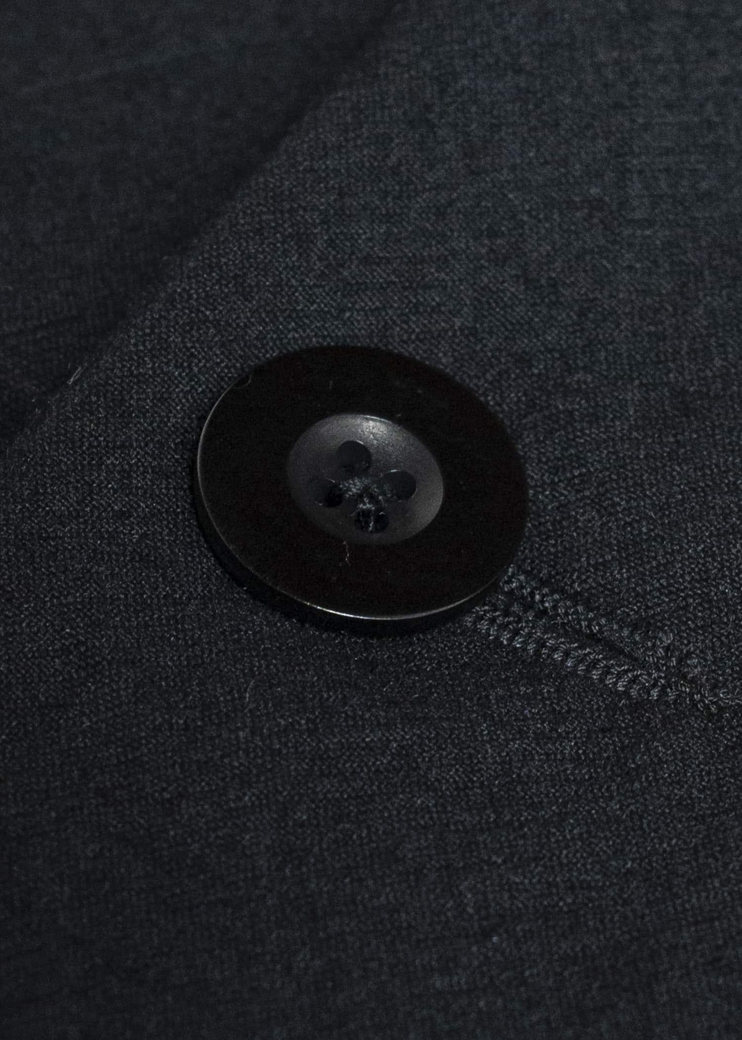 KLASICA 25F-CCT-B09 'THE DAY''-ax ''Wide Shoulder Solid Chester Coat'' COAL BLACK