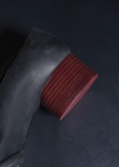 UMA WANG US9106 HIGH BALLET SHOES uw097 - black/red