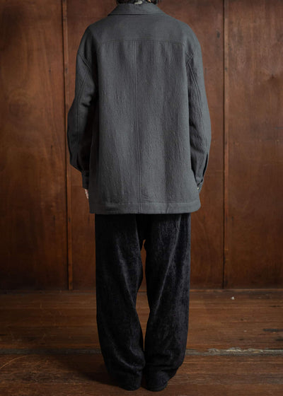 ZIGGY CHEN Classic Workers Shirt Chacoal 0M2430741