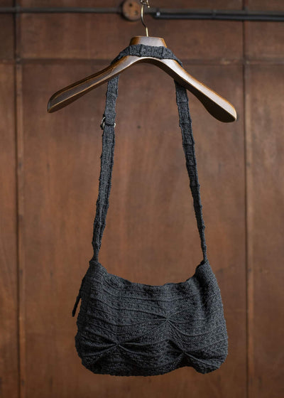 Professor.E GATHERE KNIT BAG 25SS-PE-ACC-10-BLACK