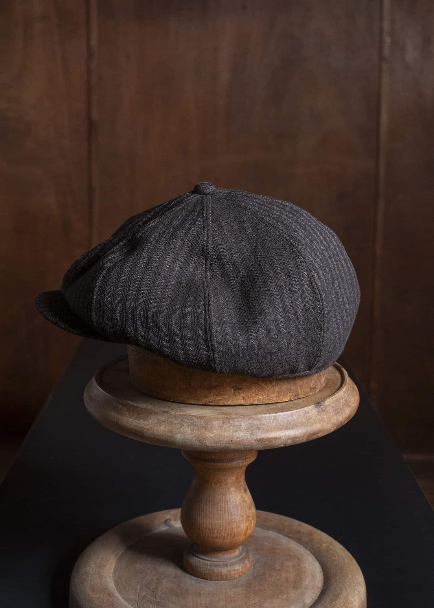 Taiga Takahashi Lot.006-Brown Stripe Newsboy Cap Brown Stripe