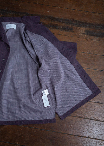 ITOH Dot Print Camp Collar Shirt Red