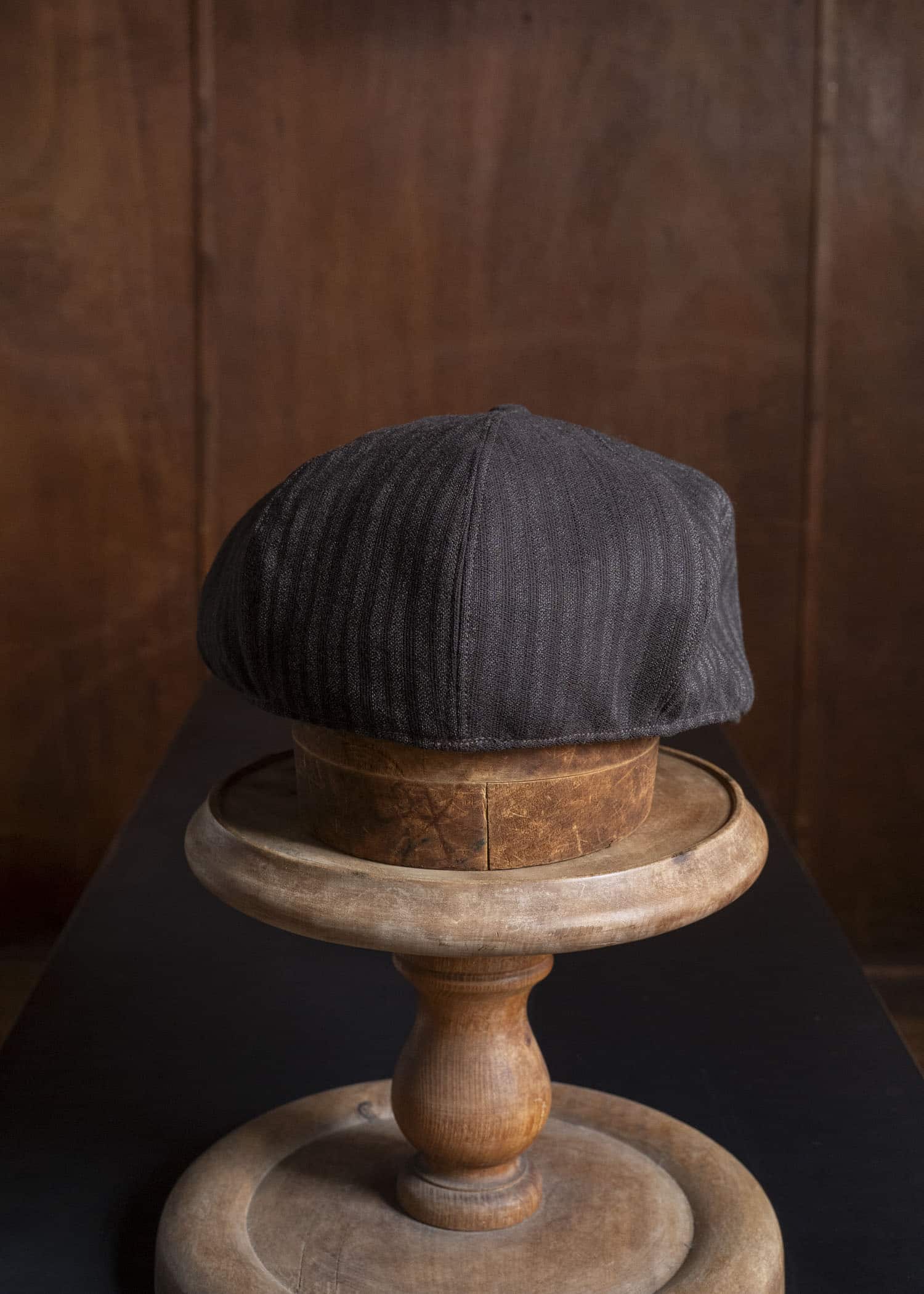 Taiga Takahashi Lot.006-Brown Stripe Newsboy Cap Brown Stripe