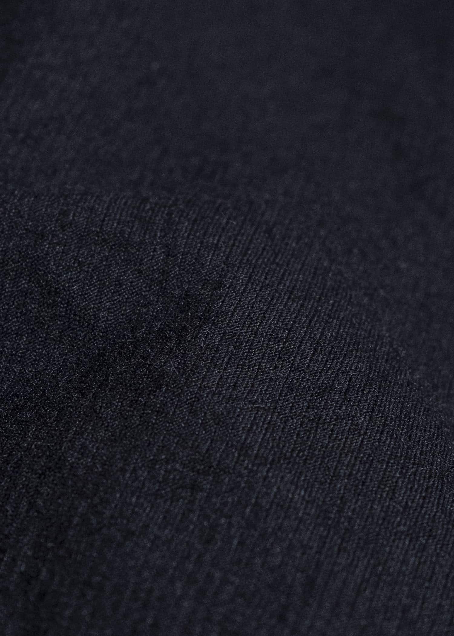 KLASICA 25F-TRS-B13 LINDBERG II - ax Side Tucked Wide Straight Trousers COAL BLACK