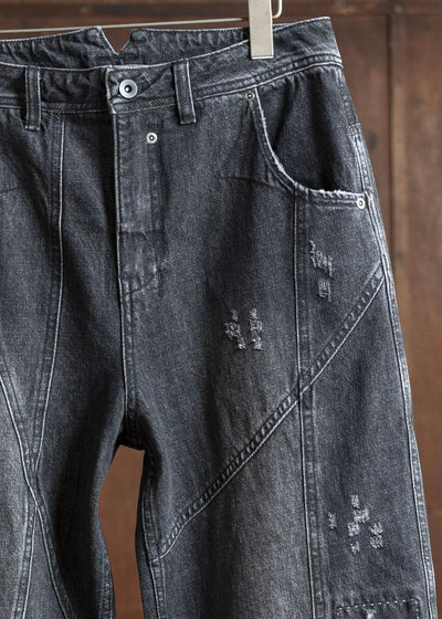 Professor.E WORN-OUT-DENIM 25SS-PE-TRL-07-WASHED BLACK