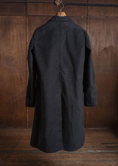 Taiga Takahashi Lot.413-Black British Postal Worker Coat Black
