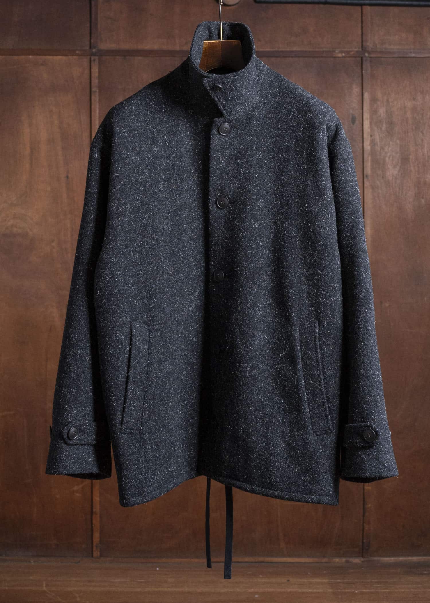 YOKO SAKAMOTO Coach Jacket YS-25AW-04 BLACK