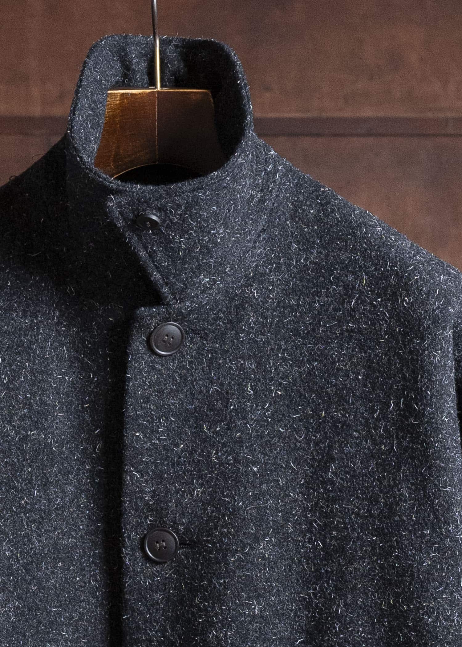 YOKO SAKAMOTO Coach Jacket YS-25AW-04 BLACK