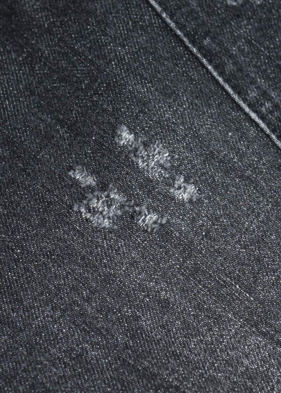 Professor.E WORN-OUT-DENIM 25SS-PE-TRL-07-WASHED BLACK