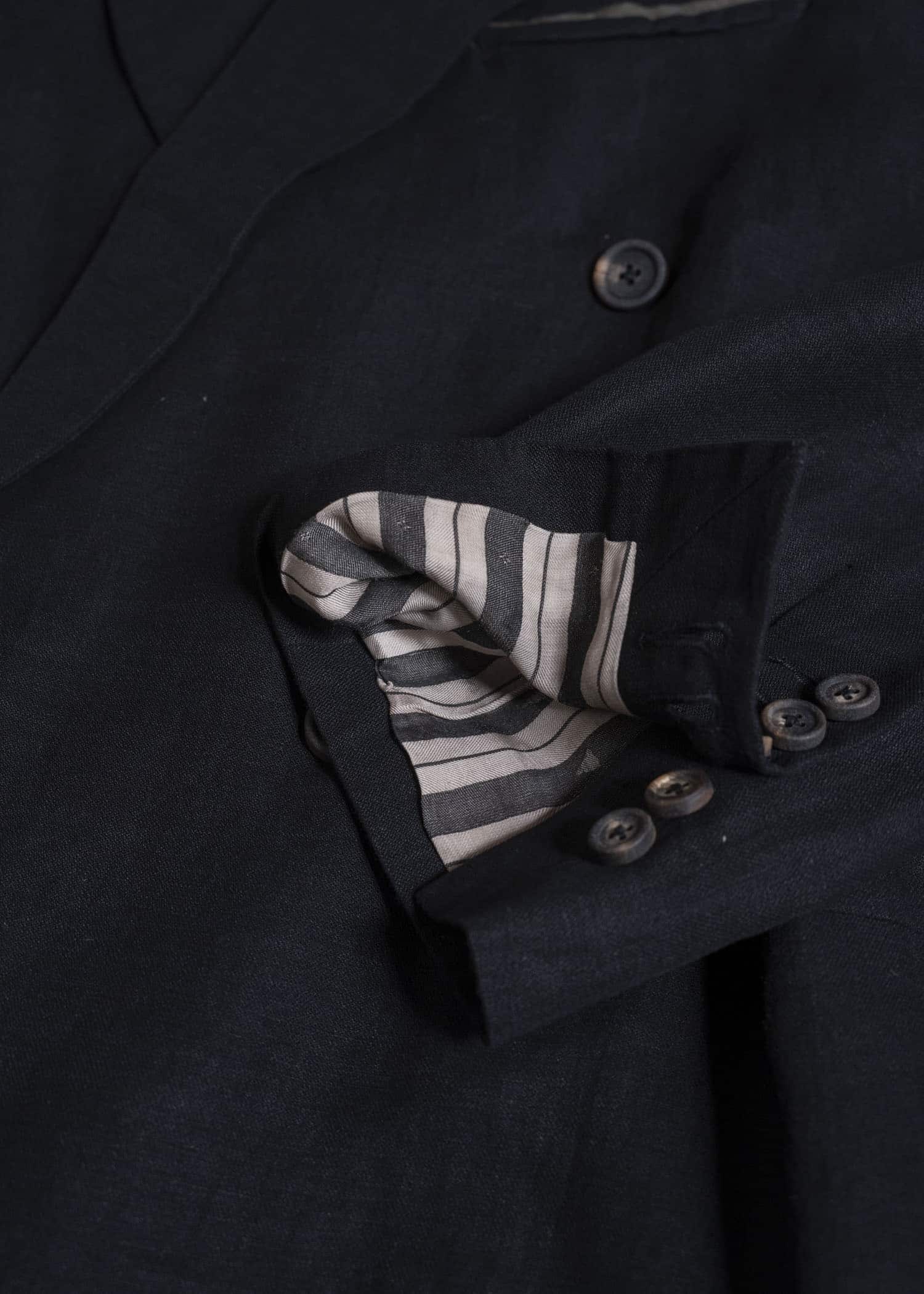 ZIGGY CHEN 0M2610914 DOUBLE BREASTED ORIENTAL LONG BLAZER 04