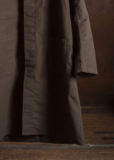 Taiga Takahashi Lot.413-Dark Brown British Postal Worker Coat Dark Brown