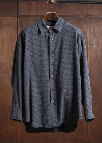 YOKO SAKAMOTO Shirt Jacket YS-25AW-12 HOUNDTOOTH