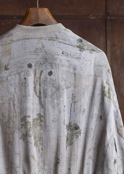 ZIGGY CHEN 0M2610903 DIGITAL PRINT SHAWL COLLAR BOMBER 52