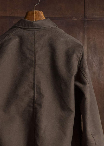 Taiga Takahashi Lot.413-Dark Brown British Postal Worker Coat Dark Brown