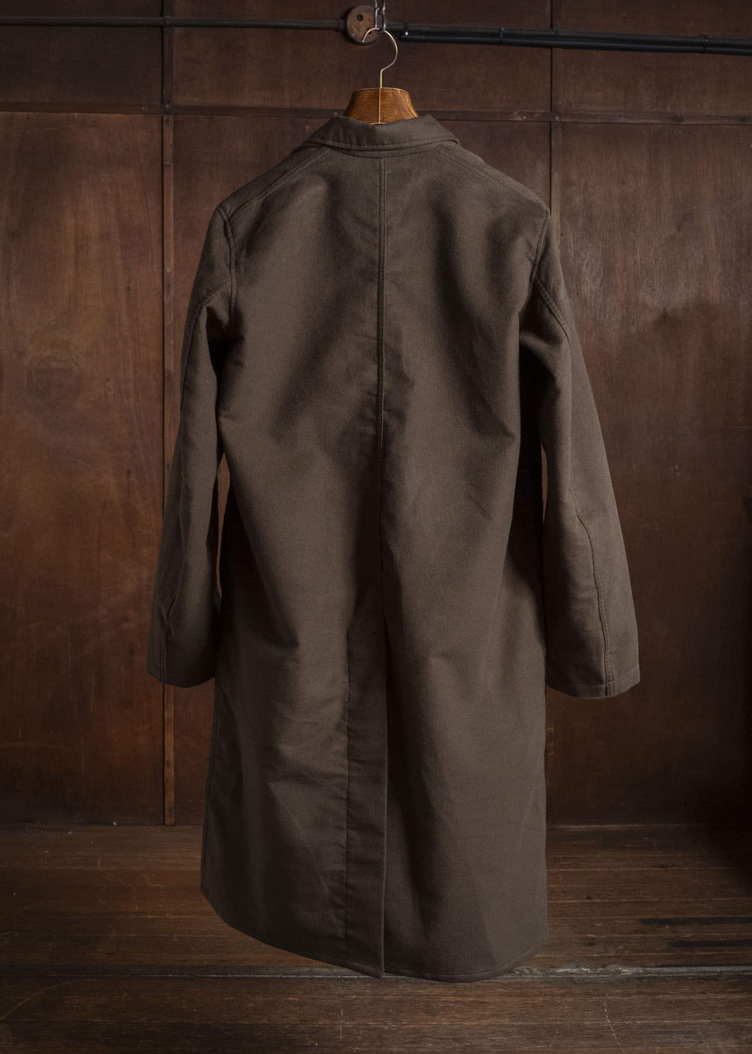 Taiga Takahashi Lot.413-Dark Brown British Postal Worker Coat Dark Brown