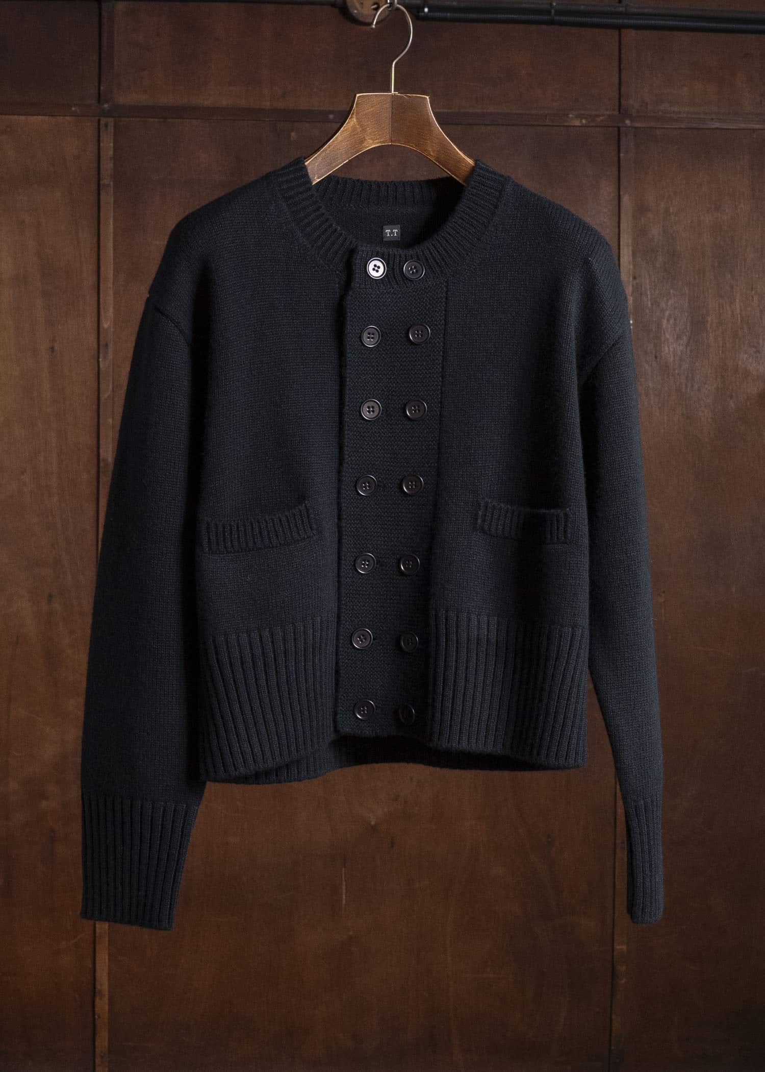 Taiga Takahashi Lot.506-Black Db Cardigan Black