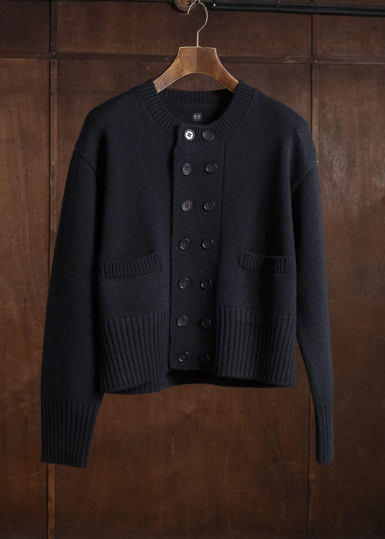 Taiga Takahashi Lot.506-Black Db Cardigan Black