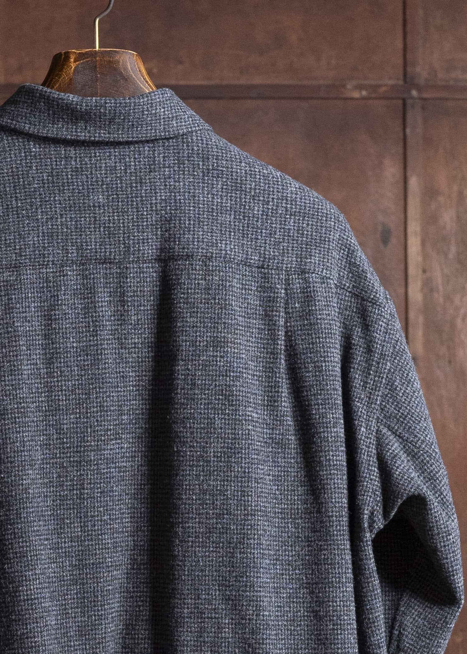 YOKO SAKAMOTO Shirt Jacket YS-25AW-12 HOUNDTOOTH