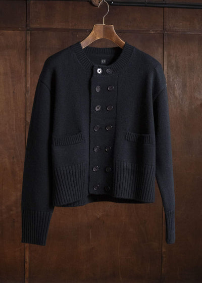 Taiga Takahashi Lot.506-Black Db Cardigan Black