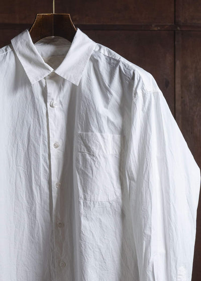 YOKO SAKAMOTO Regular Collar Shirt YS-25AW-59 WHITE