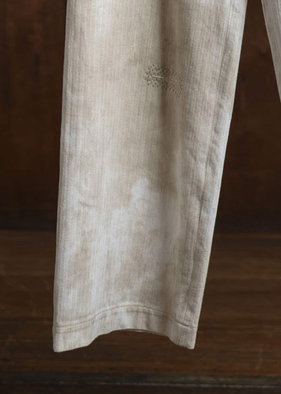 Professor.E 0222 / WORKER PANTS 25SS-FM-TRL-02-DUSTY DYED WHITE