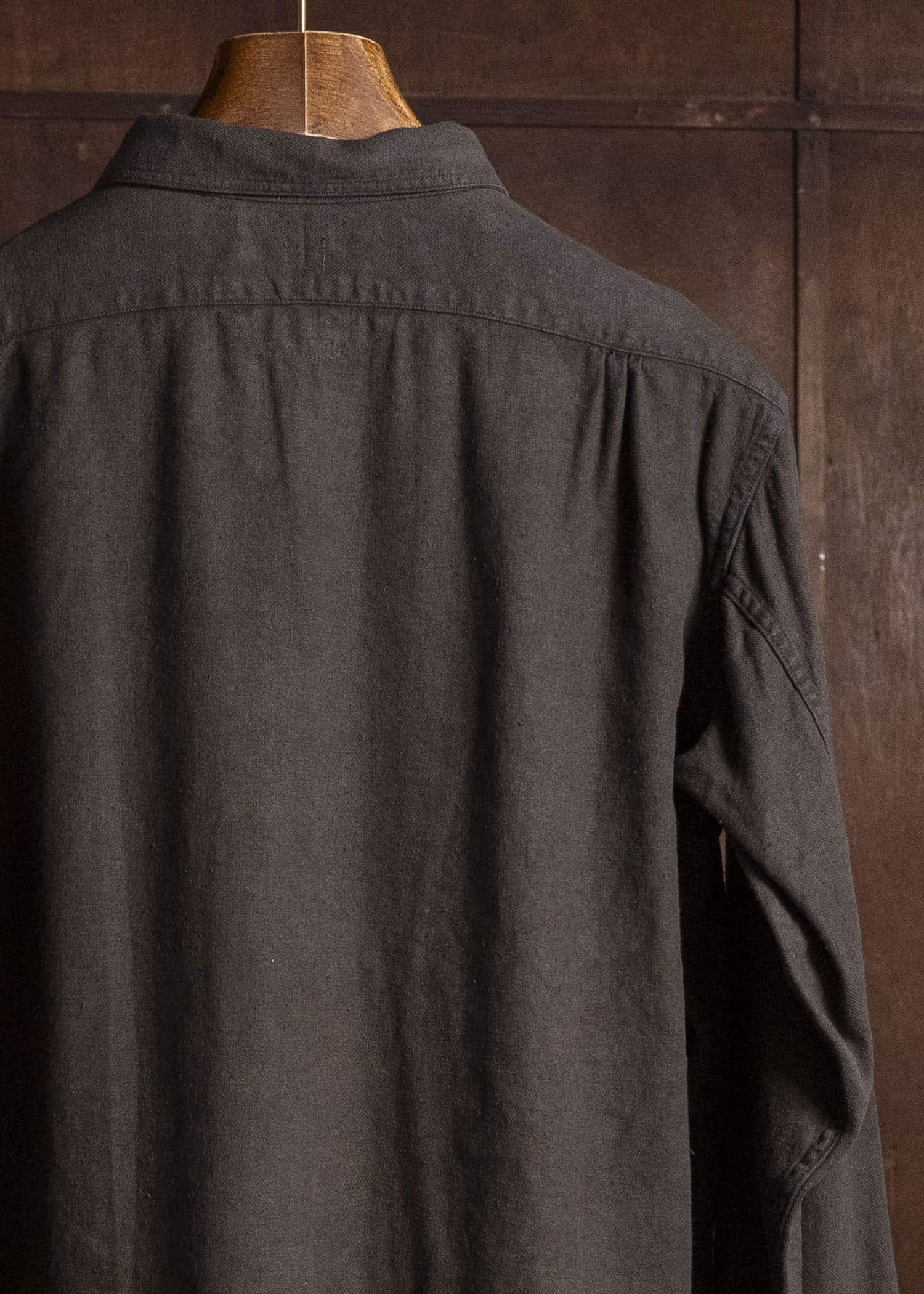 Taiga Takahashi Lot.121-Mud Dyed Brown Work Shirt Mud Dyed Brown