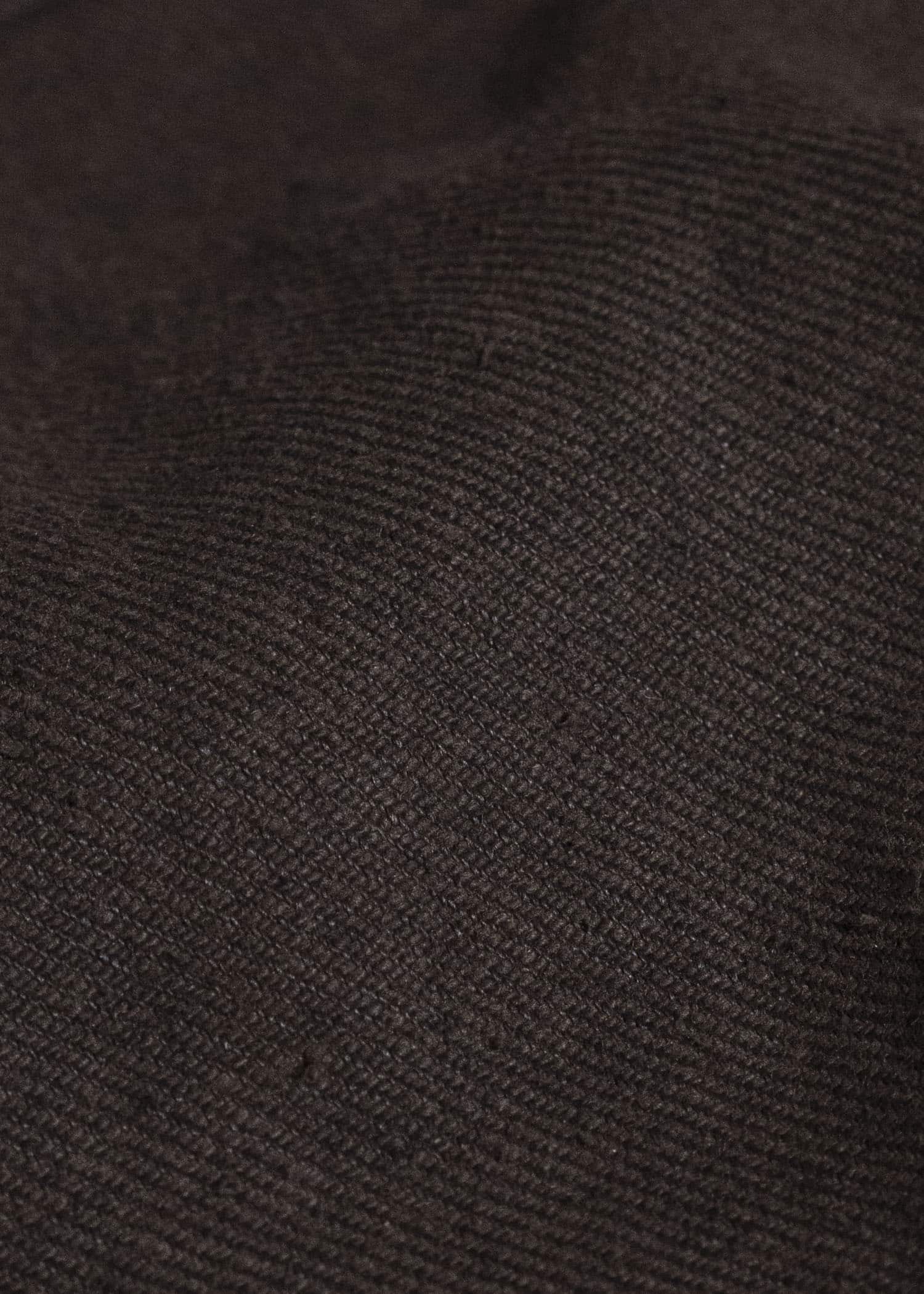Taiga Takahashi Lot.121-Mud Dyed Brown Work Shirt Mud Dyed Brown