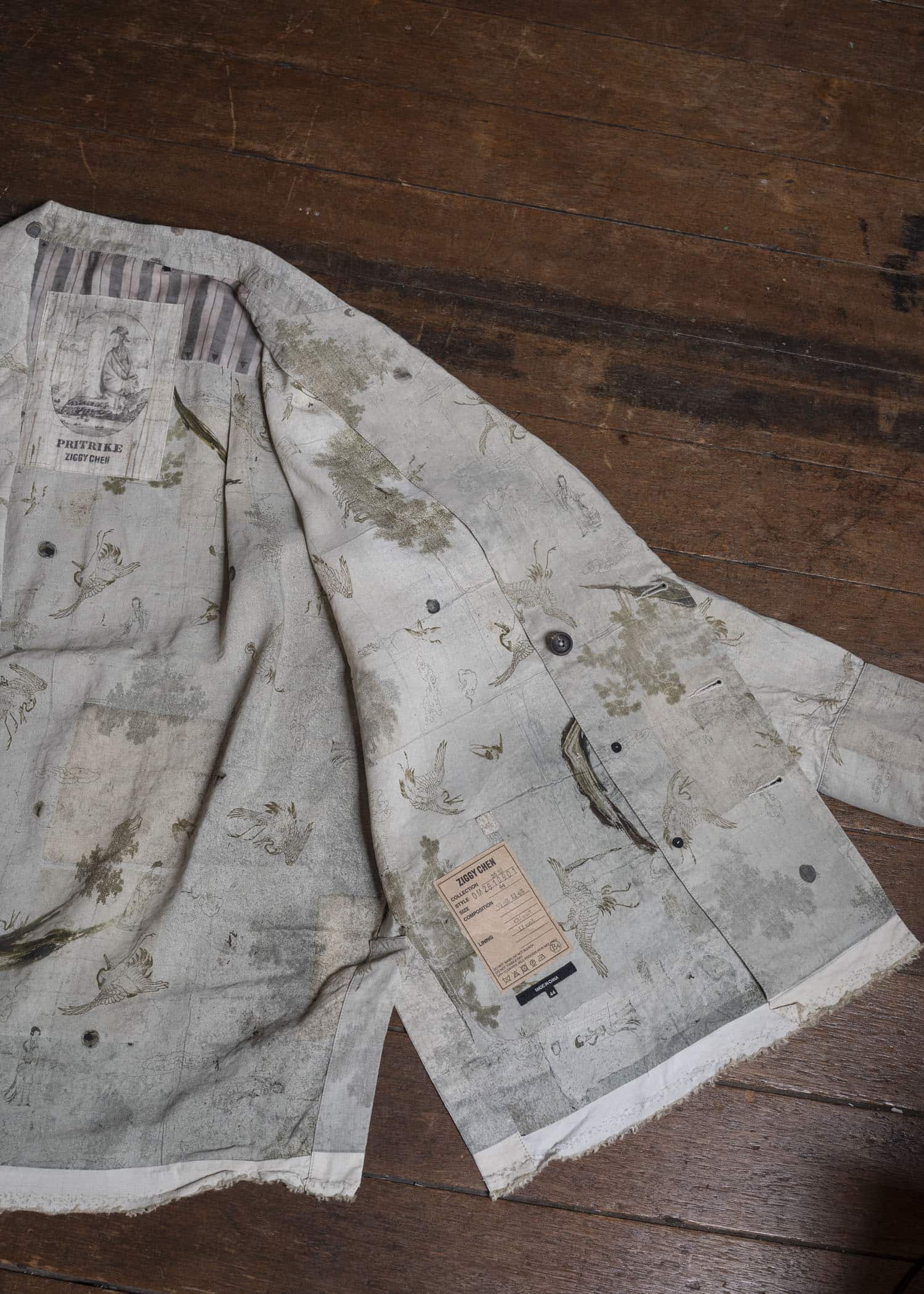 ZIGGY CHEN 0M2610901 DOUBLE BREASTED LONG JACKET 02