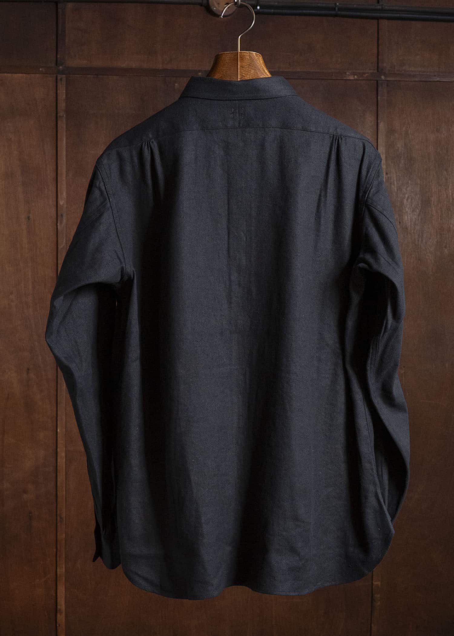 Taiga Takahashi Lot.121-Black Work Shirt Black