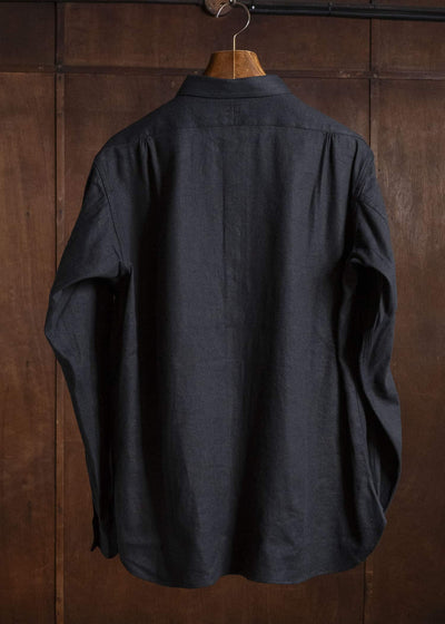 Taiga Takahashi Lot.121-Black Work Shirt Black