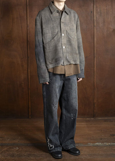Professor.E BIG POCKET JACKET 25SS-FM-JKT-02-DYED GRAY