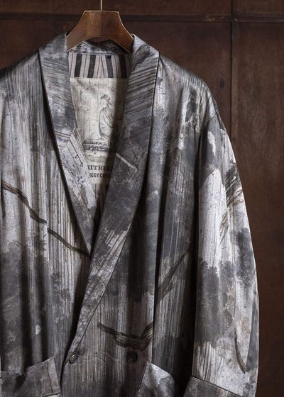 ZIGGY CHEN 0M2611102 DIGITAL PRINT LONG ROBE 02