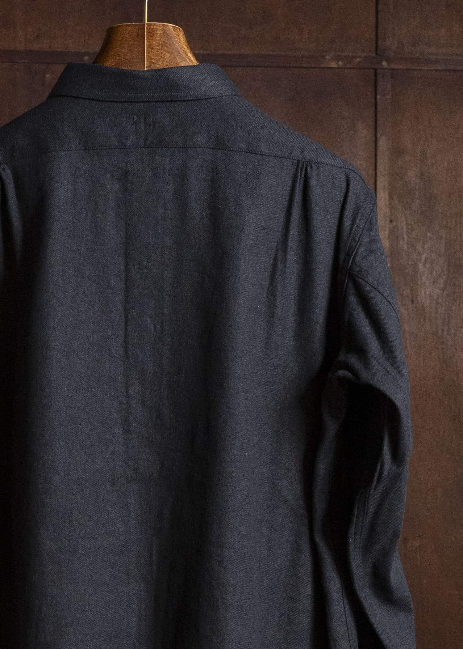 Taiga Takahashi Lot.121-Black Work Shirt Black