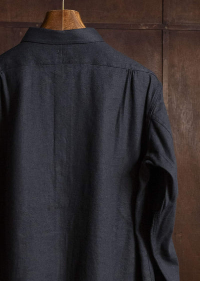 Taiga Takahashi Lot.121-Black Work Shirt Black