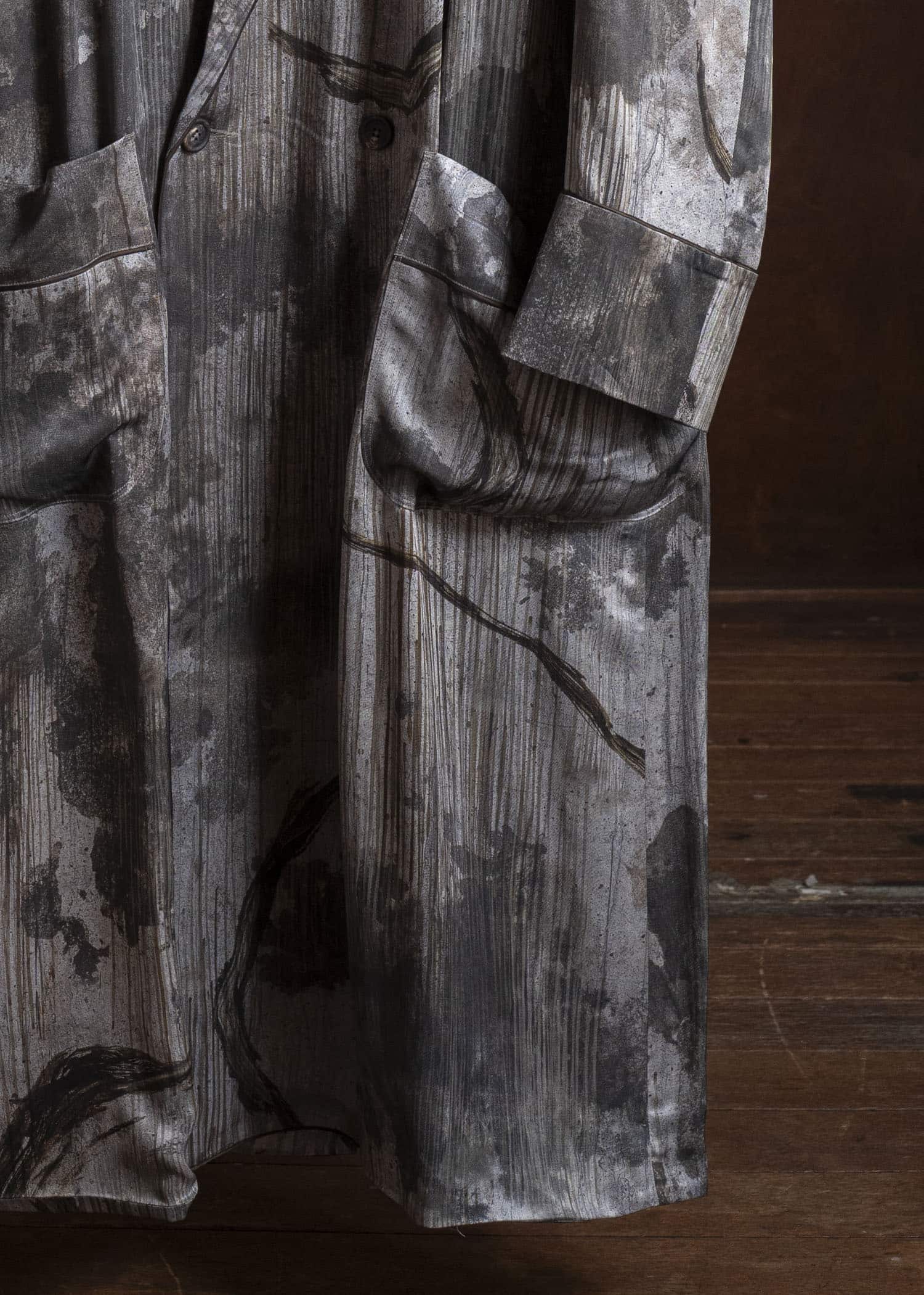 ZIGGY CHEN 0M2611102 DIGITAL PRINT LONG ROBE 02